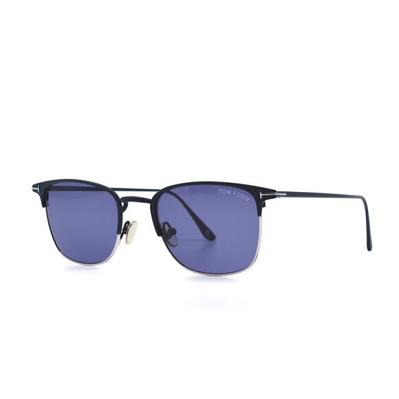 Tom Ford Other - NEW TOM FORD LIV TF851/S 91V BLUE SILVER UNISEX AUTHENTIC SUNGLASSES